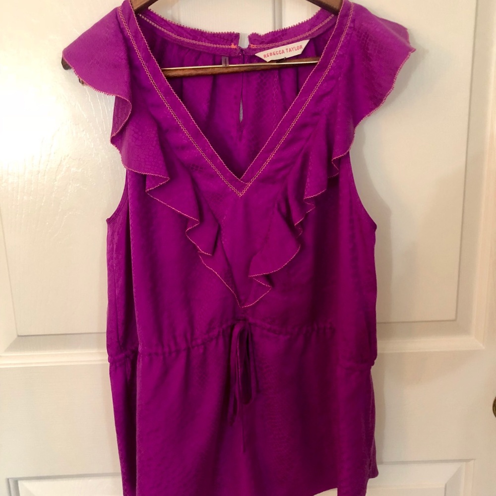 Rebecca Taylor Sleeveless Blouse, Size 12